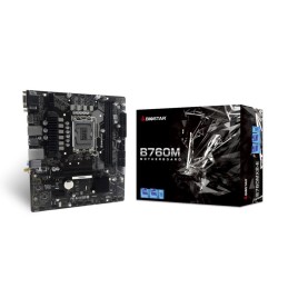 Mainboard|BIOSTAR|Intel B760 Express|LGA1700|Micro-ATX|Memory DDR5|Memory slots 2|1xPCI-Express 3.0 1x|1xPCI-Express 4.0 16